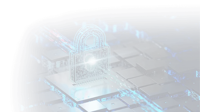 Semi-transparent background image security lock